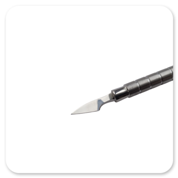 Пушер для манікюру P-13 BLAD (лопатка та топірець)