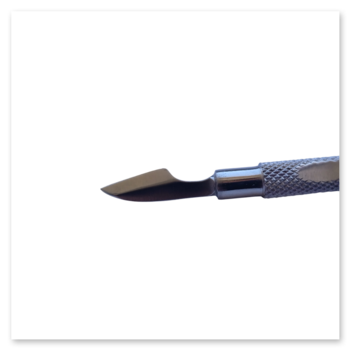 Двосторонній пушер для манікюру P-77 BLAD (лопатка та топірець)