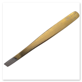 Пінцет для корекції форми брів BLAD T-18, золоте напилення