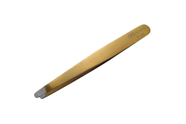 Пінцет для брів BLAD T-16 (золоте напилення)